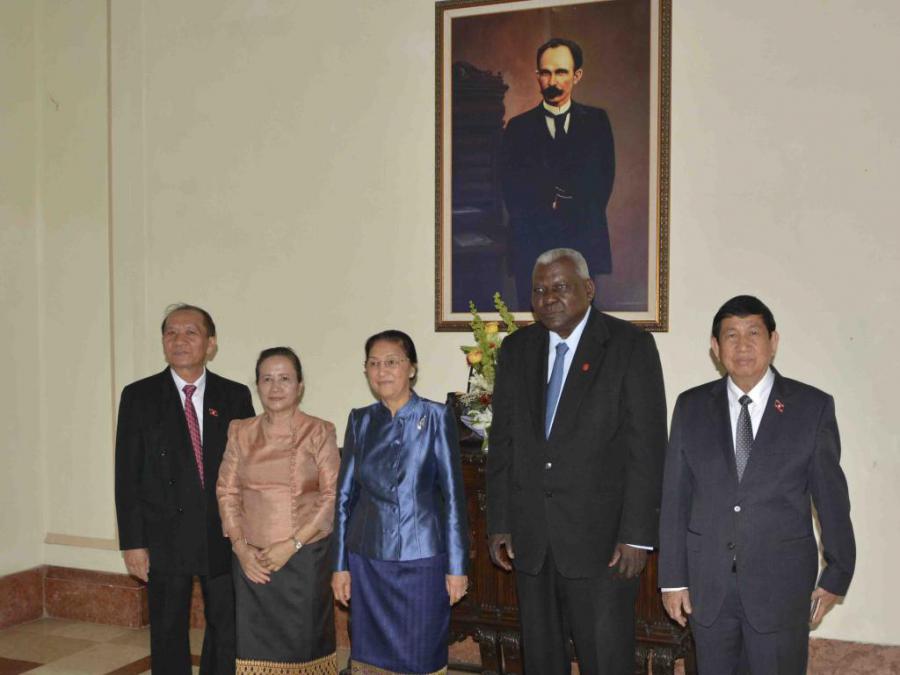 Cuba y Laos estrechan relaciones parlamentarias