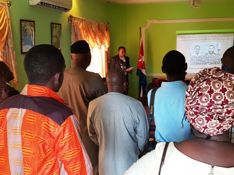 Embajada de Cuba en Liberia presenta video-exposición “Fidel en África, África en Fidel”.