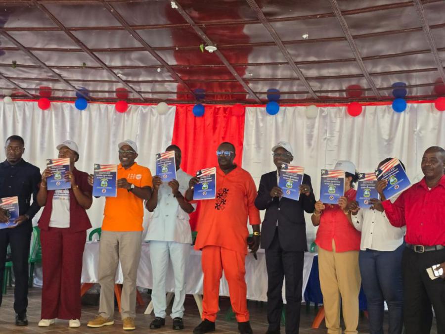 Invitada Embajadora cubana al lanzamiento de la política liberiana del Ministerio de Juventudes y Deportes