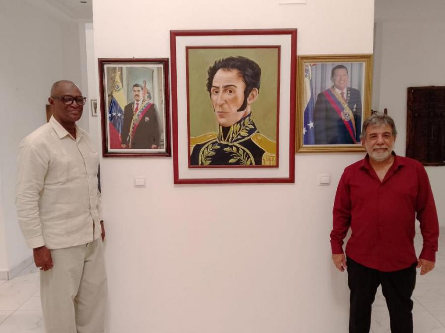 Se reúnen el Encargado de Negocios de Cuba y el Embajador de Venezuela en la República de Mali