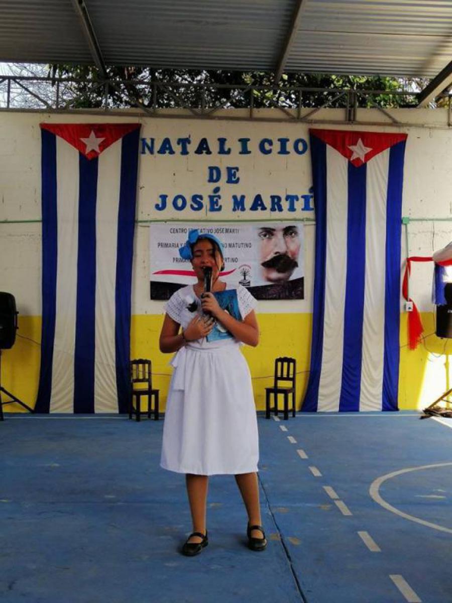 Homenaje a José Martí en Cancún