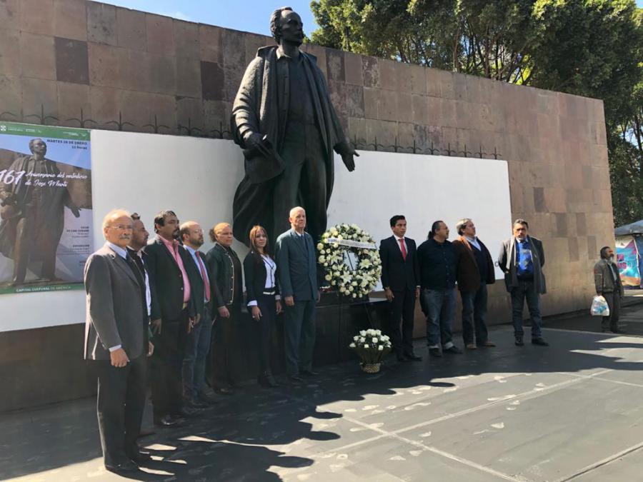 Homenaje al Apóstol de la independencia cubana en el Centro Cultural José Martí de Ciudad de México