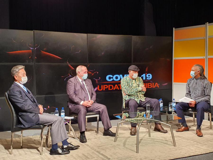 Cuban Ambassador to Namibia participates in a television panel on international solidarity in the days of COVID-19.