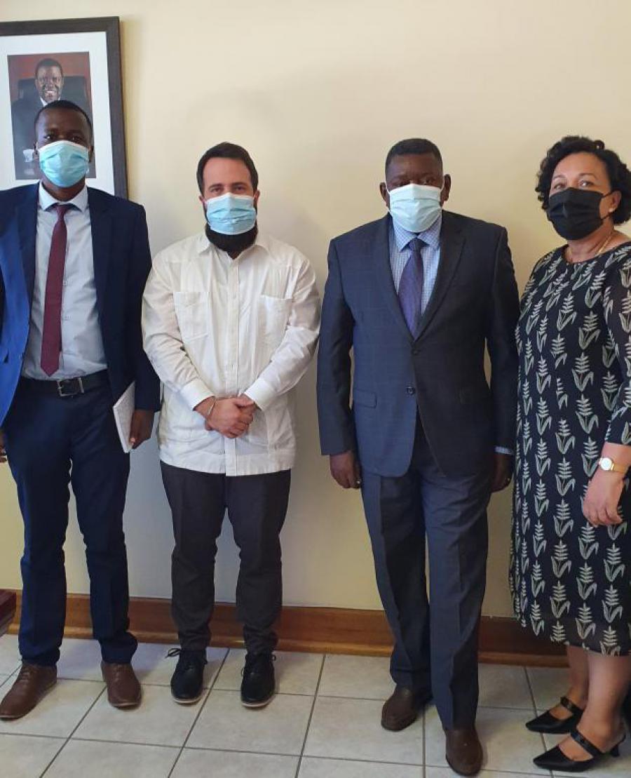 Encargado de Negocios a.i. se reúne con Director de Multilaterales de Cancillería namibia.
