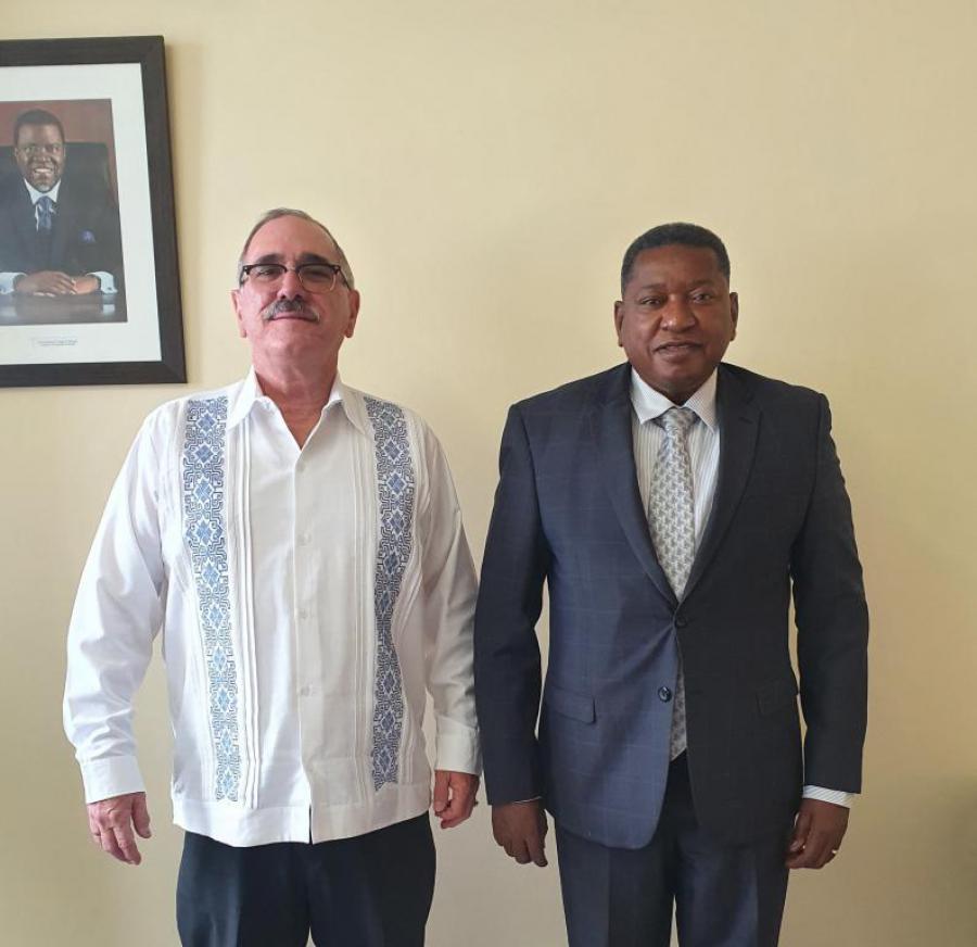 Director of Multilaterals of the Namibian Foreign Ministry reaffirms his country's position of support for Cuba.
