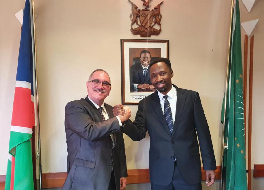 Cuban Ambassador meets with Chairperson of the National Council of Namibia.