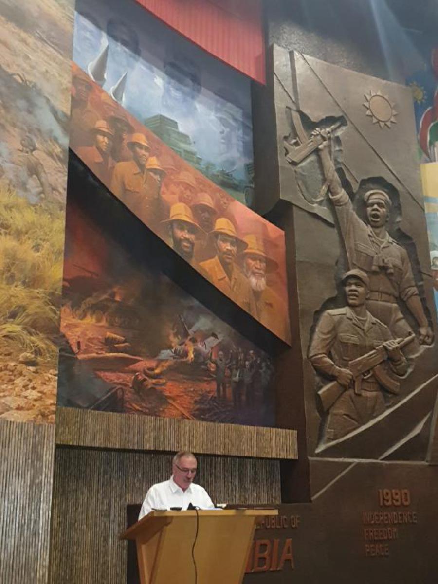 Cuban Ambassador gives a conference on the occasion of the 34th Anniversary of the victory of Cuito Cuanavale.