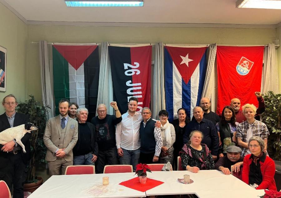 Participa embajador de Cuba en Noruega en fraternal encuentro con militantes del Partido Comunista de Noruega.