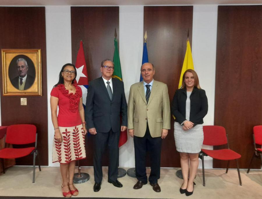 Se reunió el embajador cubano con la Asociación Industrial Portuguesa