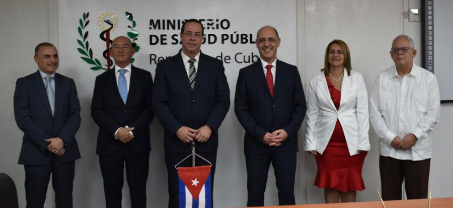 Firman Cuba y Portugal memorando en materia de salud