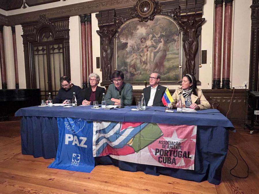 Embajador de Cuba participa en acto de solidaridad con América Latina en Lisboa