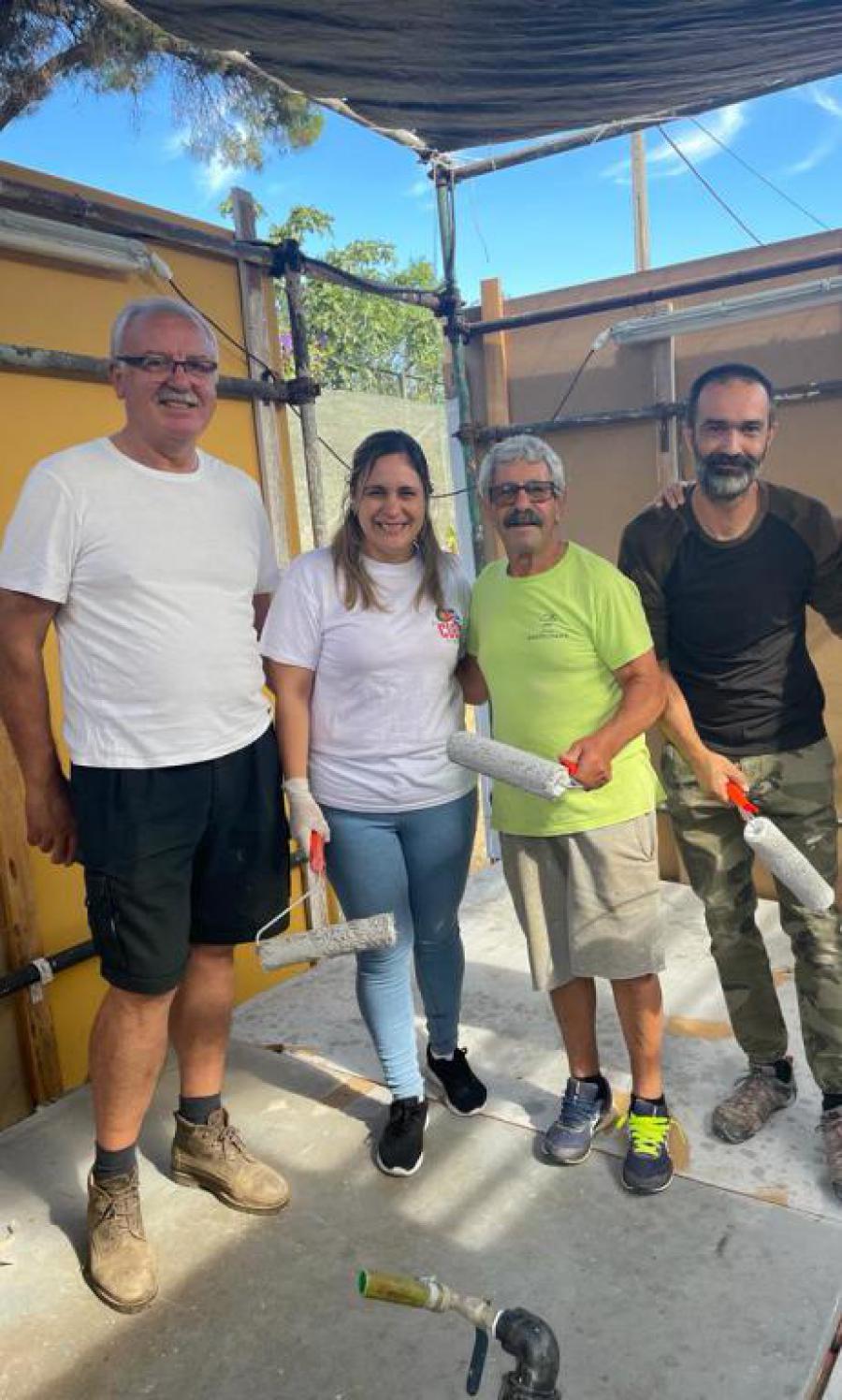 Jornada de trabajo voluntario dedicada a Fidel en Portugal