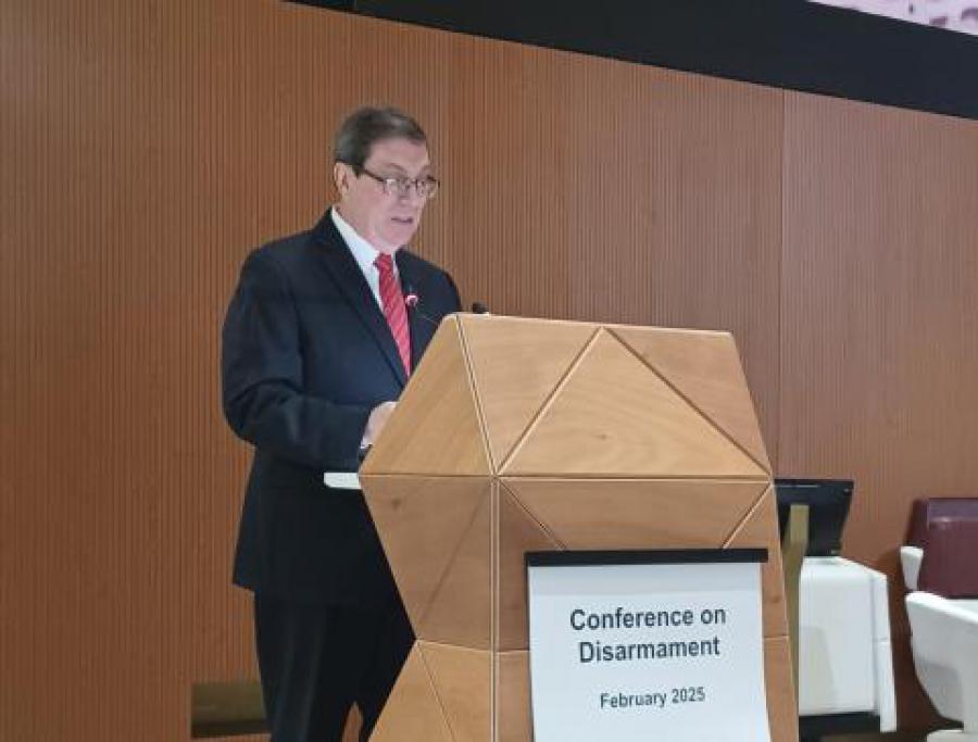 Intervención de Cuba en el Segmento de Alto Nivel de la Conferencia de Desarme, febrero de 2025