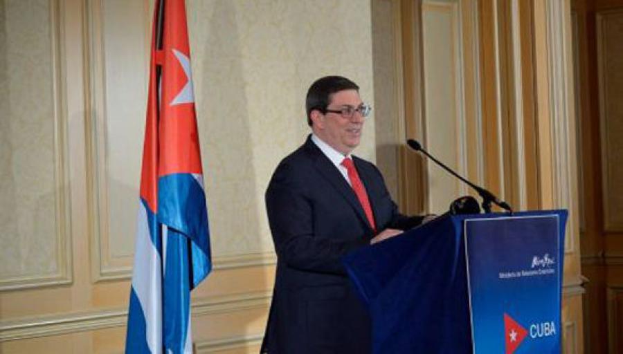 Canciller de Cuba Conferencia de prensa