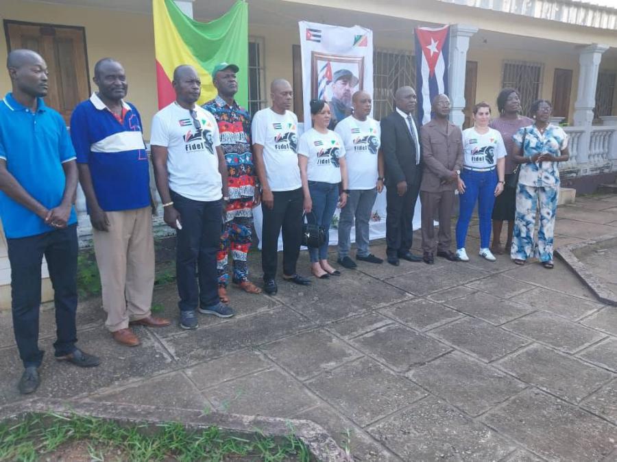 En República del Congo recordamos a Fidel a 9 años de su partida