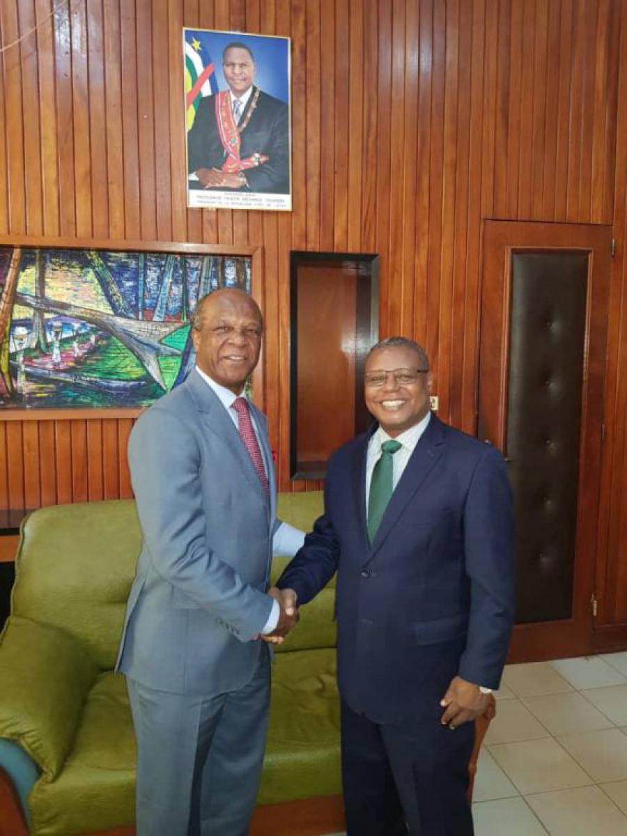 La République Centrafricaine exprime son intérêt pour collaborer avec Cuba.