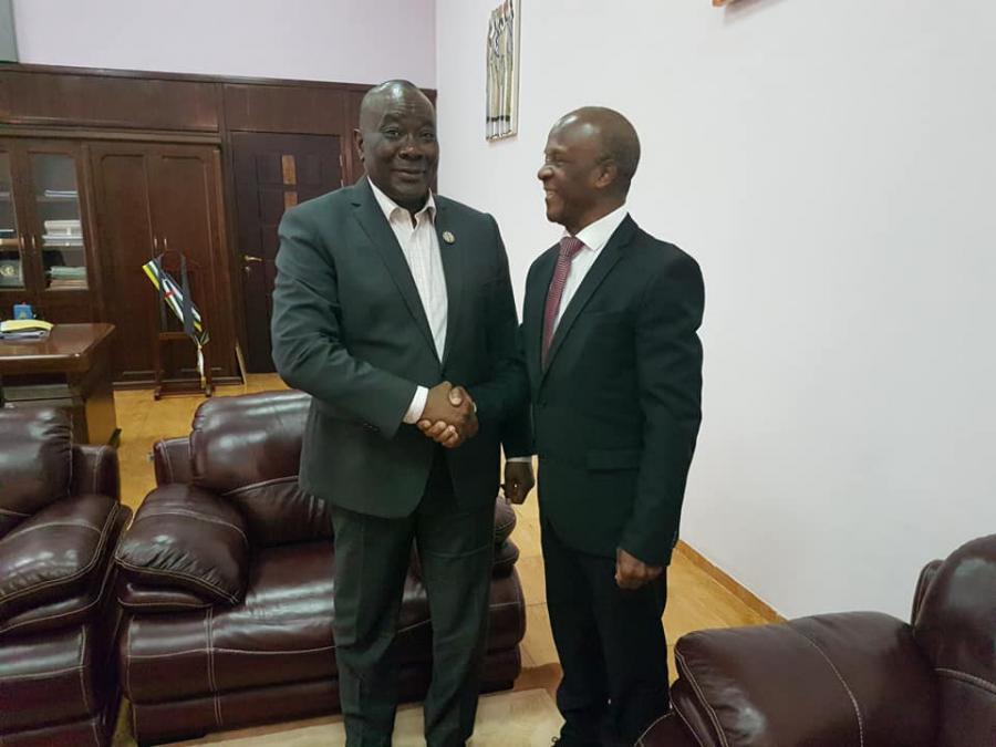 Presidente de la Asamblea Nacional centroafricano recibe al embajador cubano