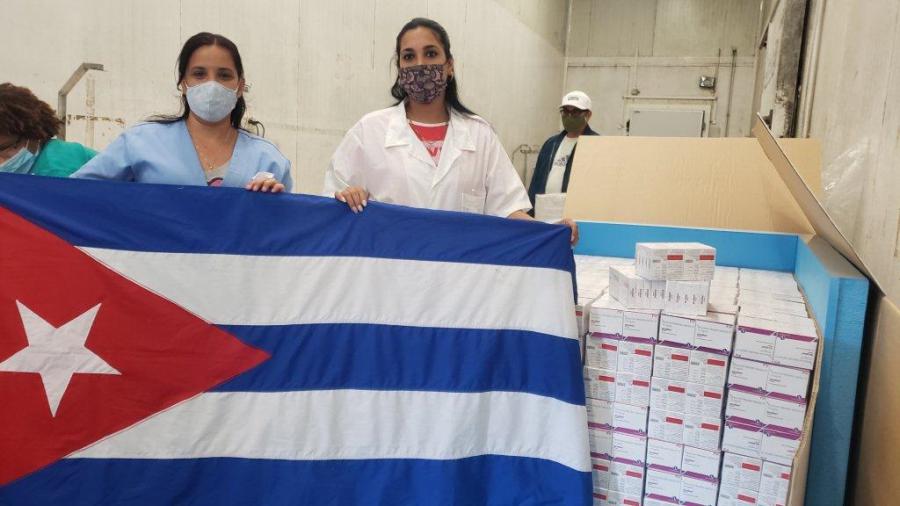 A new donation from the Solidarity Campaign in the United Kingdom arrives in Cuba.