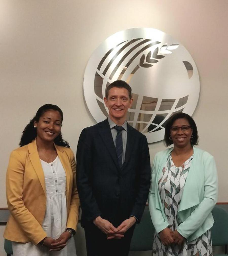 The Cuban Ambassador to the United Kingdom, Ismara Vargas Walter, held a fruitful meeting with the Executive Director of the International Grains Council (IGC), Arnaud Petit, at the organisation's headquarters