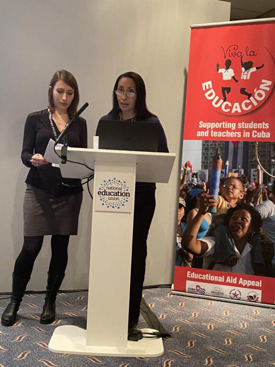 Participa Secretaria General del SNTECD en lanzamiento del proyecto "Viva La Educación".
