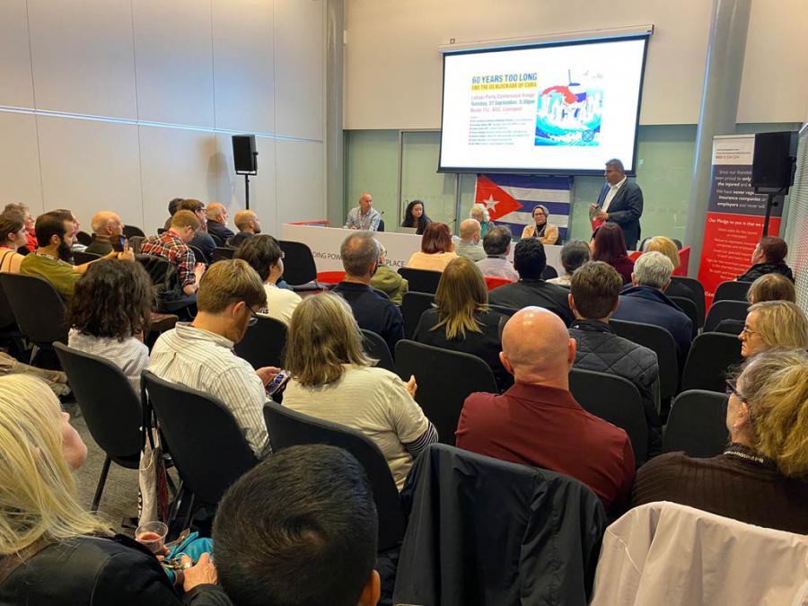 Solidaridad con Cuba en conferencia anual de laboristas británicos