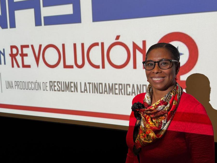 Ambassador Ismara Vargas Walter delivered a heartfelt address on Friday 5th September at Theatr Mwldan in Cardigan, Wales, on the occasion of the screening of the documentary Cubanas, Mujeres en Revolución. The event, which was attended by the Rt Hon Elin Jones MS, Presiding Officer of the Welsh Parliament (Senedd), served to reaffirm the deep bonds of friendship between the peoples of Cuba and Wales.