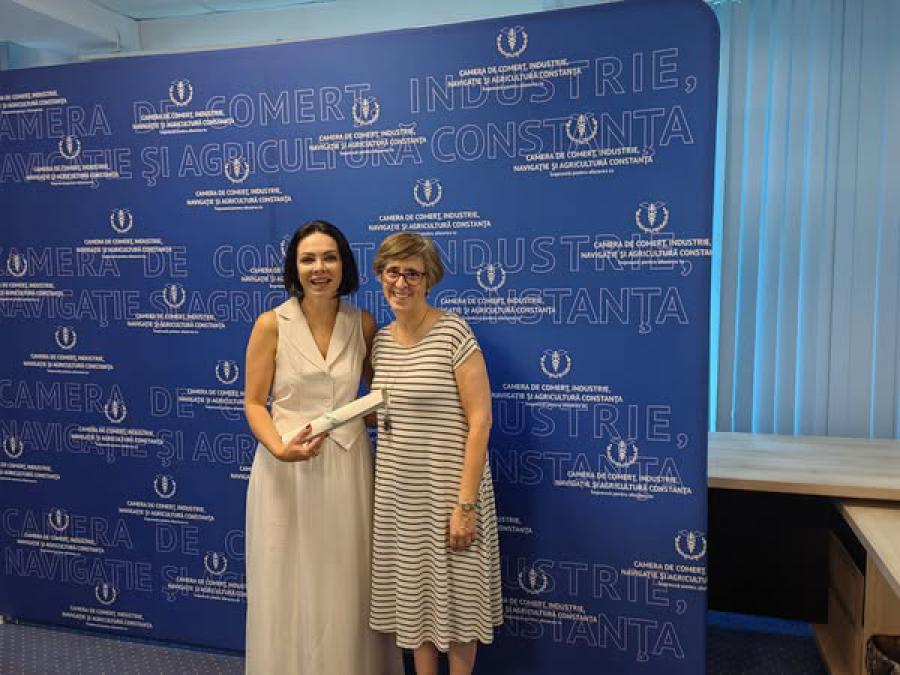 Sostiene la Embajadora de Cuba encuentro en la Cámara de Comercio de Constanta