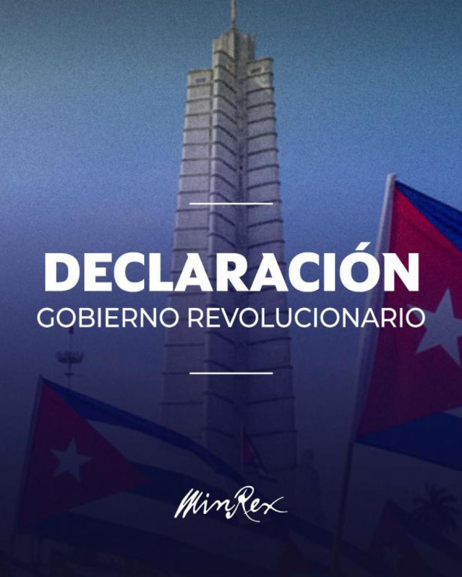 Declaración del Gobierno Revolucionario