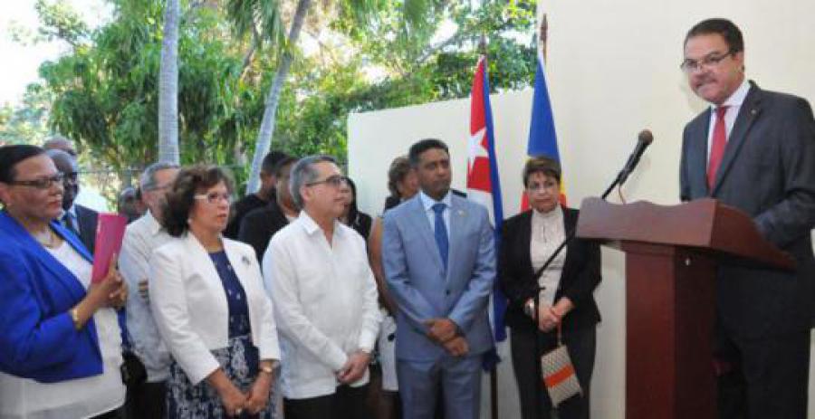 Inauguran embajada de Seychelles en La Habana