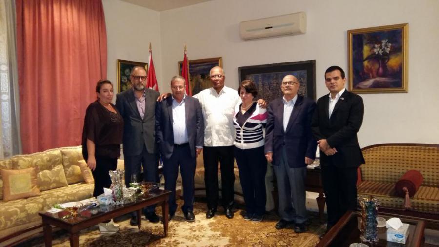 Encuentro con Presidente de la Asociación de Amistad Jordano-Cubana