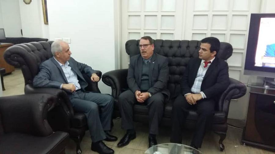 Director General de Syrian Arab News Agency - SANA recibió al Embajador cubano