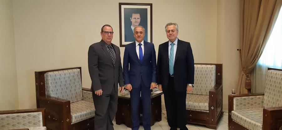 Reunión del Embajador Miguel Porto con el Ministro de Exteriores y Expatriados a.i.