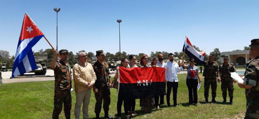 Celebración del 26 de Julio en Damasco, Siria