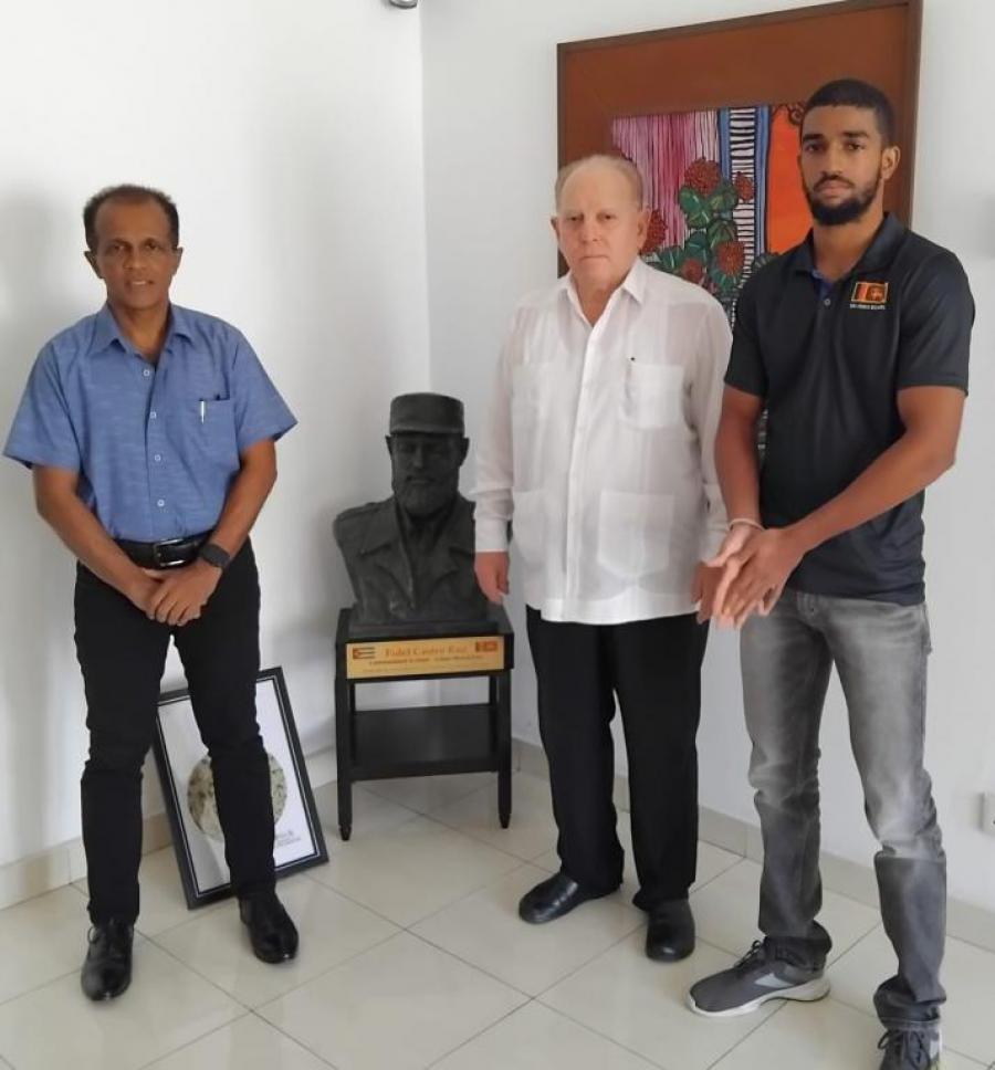 Joven boxeador de Sri Lanka recibirá entrenamiento en Cuba