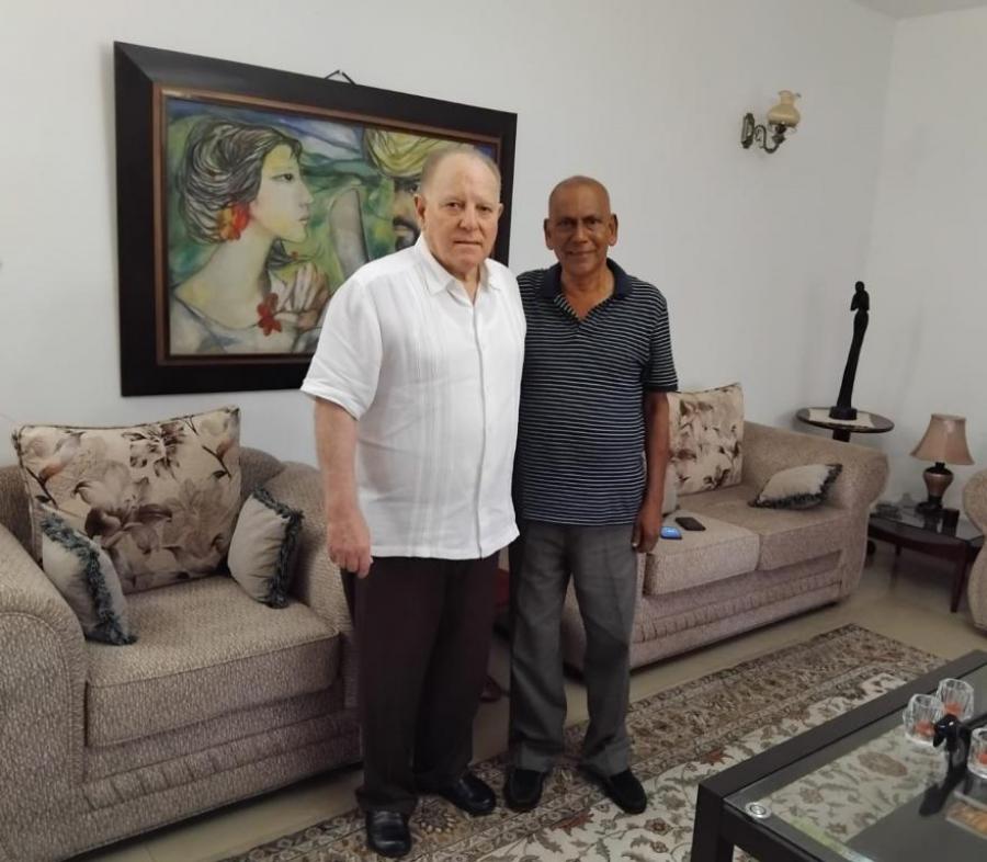 Recibe embajador de Cuba en Sri Lanka a dirigente político 