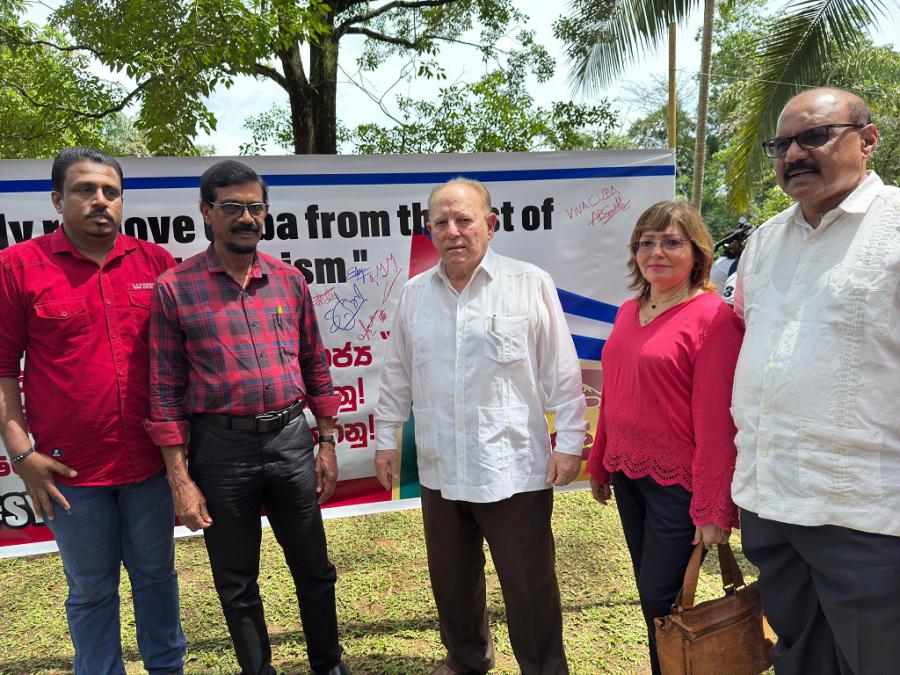 Jóvenes de Sri Lanka ratifican apoyo a Cuba en acto en tributo al Che