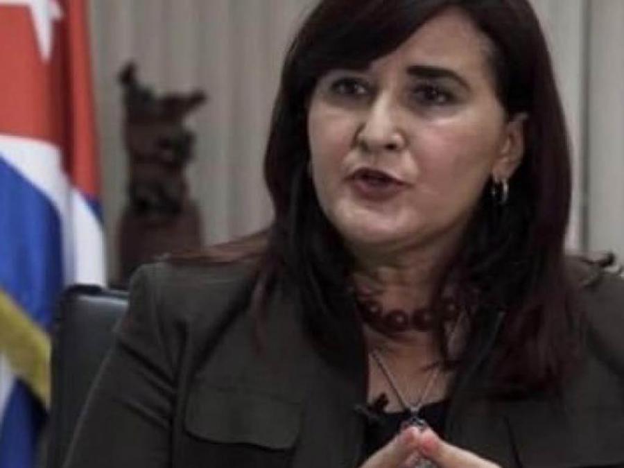 Declaraciones a la prensa de Johana Tablada de la Torre, subdirectora General de la Dirección General de Estados Unidos del MINREX sobre la Ronda de Conversaciones Migratorias Cuba- Estados Unidos. 16 de abril de 2024