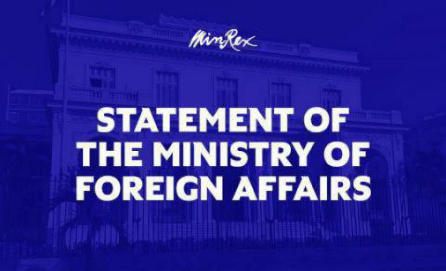 US complicity with violent acts against Cuba is strongly rejected. Declaration of the Ministry of Foreign Affairs of Cuba