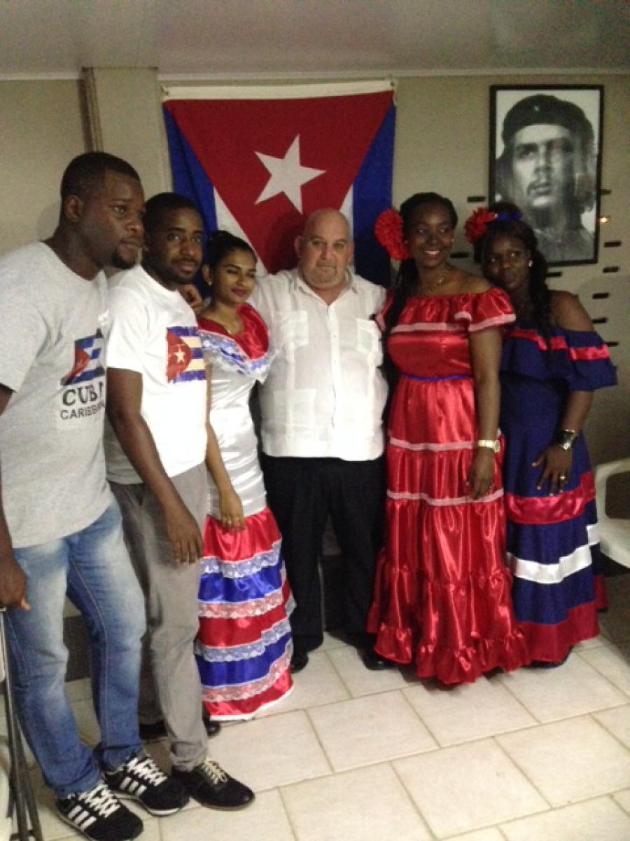 Encuentro Solidario en Embajada de Cuba en Suriname