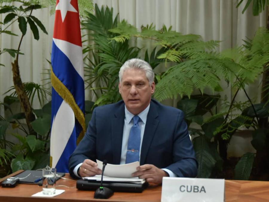 Intervención del Jefe de la delegación cubana, Miguel Díaz-Canel Bermúdez, presidente de la República de Cuba, en la Cumbre Virtual del Movimiento de Países No Alineados “Unidos contra la COVID-19”.