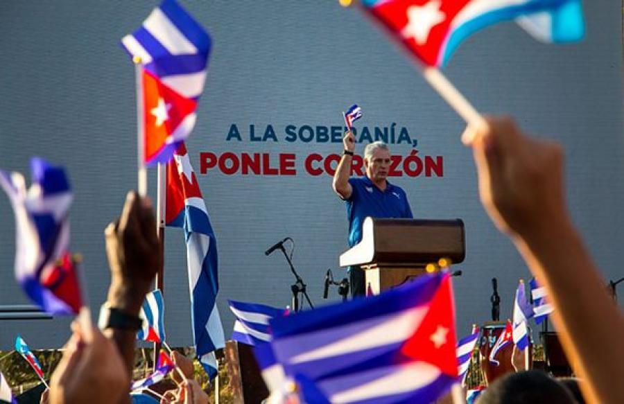 Díaz-Canel: Cuba es de todos Discurso pronunciado en el acto de reafirmación revolucionaria, en la explanada de La Piragua