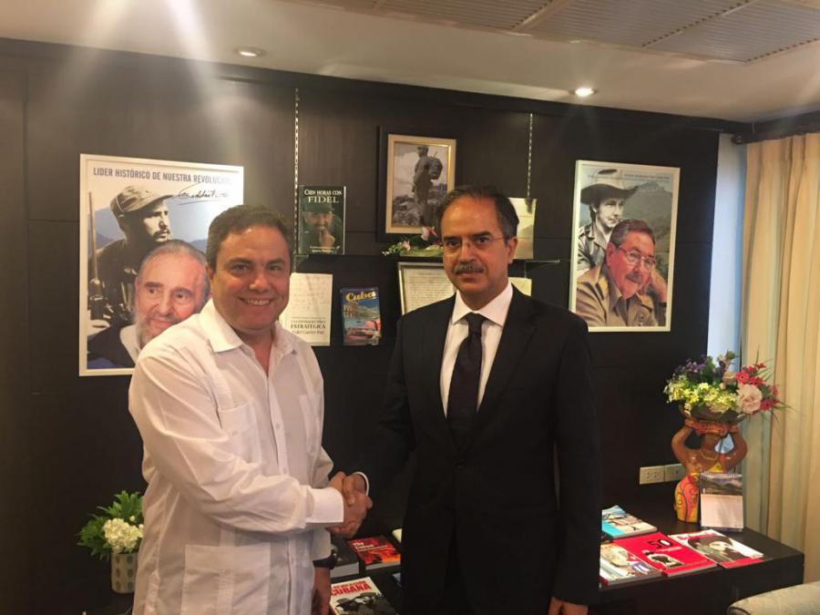 Recibe el Embajador de Cuba al nuevo Embajador de Pakistán en Tailandia