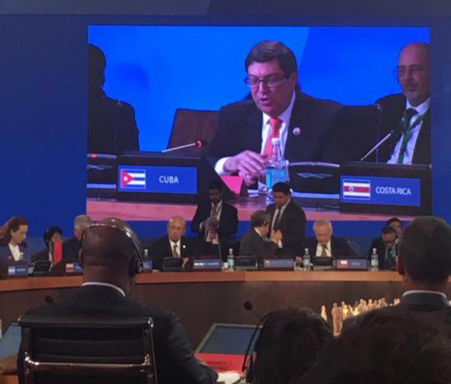 Intervención del Ministro Bruno Rodríguez Parrilla en la II Reunión de Ministros de Relaciones Exteriores del Foro CELAC-China