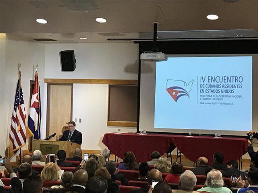 Bruno Rodríguez: “El gobierno de EEUU cierra y Cuba abre”