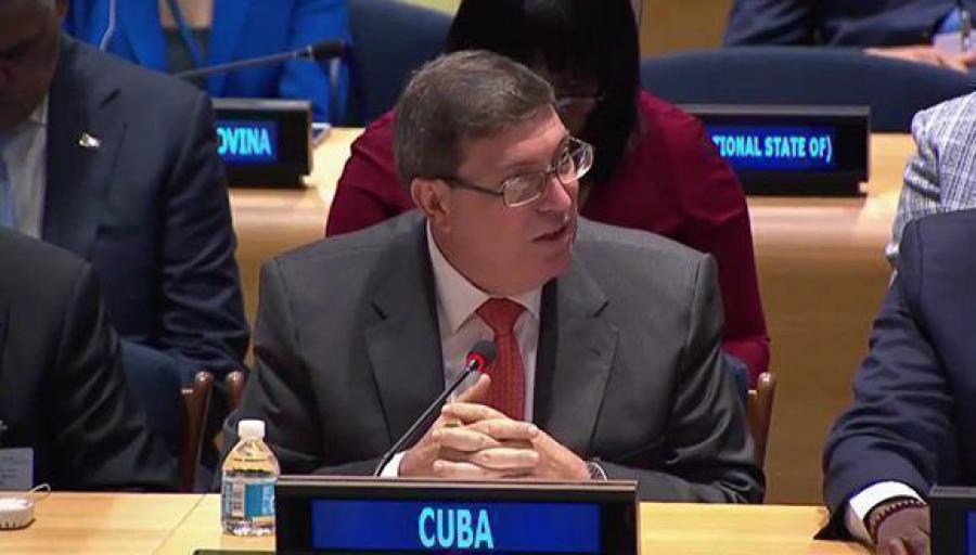 Arribó a Nueva York Bruno Rodríguez Parilla para votación en ONU contra el bloqueo #YoVotoVsBloqueo