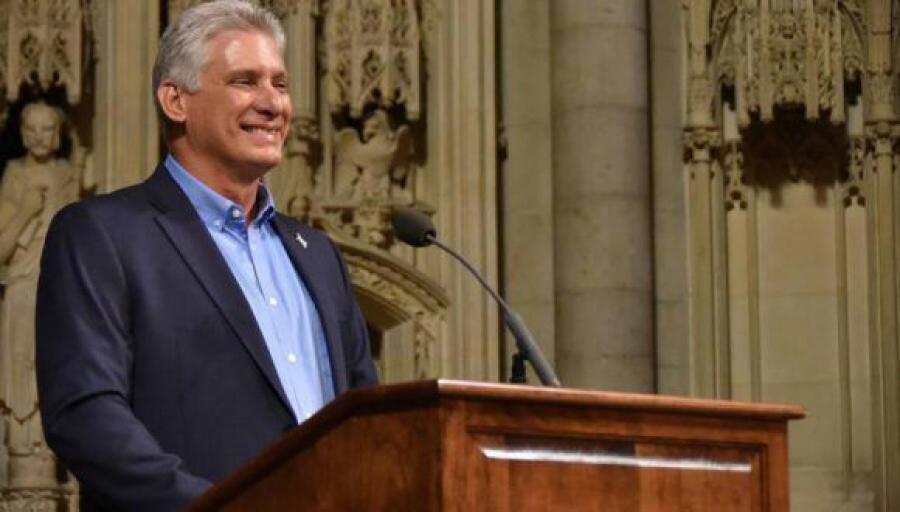 Discurso de Díaz -Canel en la Iglesia Riverside