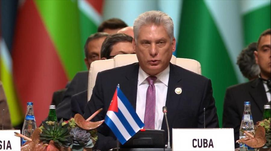 Díaz Canel: “Hay un mundo postergado históricamente que espera por nuestros acuerdos y acciones”
