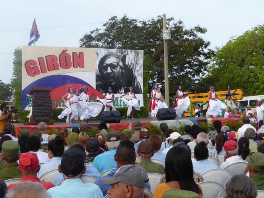 El aniversario 56 de la Victoria de Playa Girón fue conmemorado también con manifestaciones artísticas