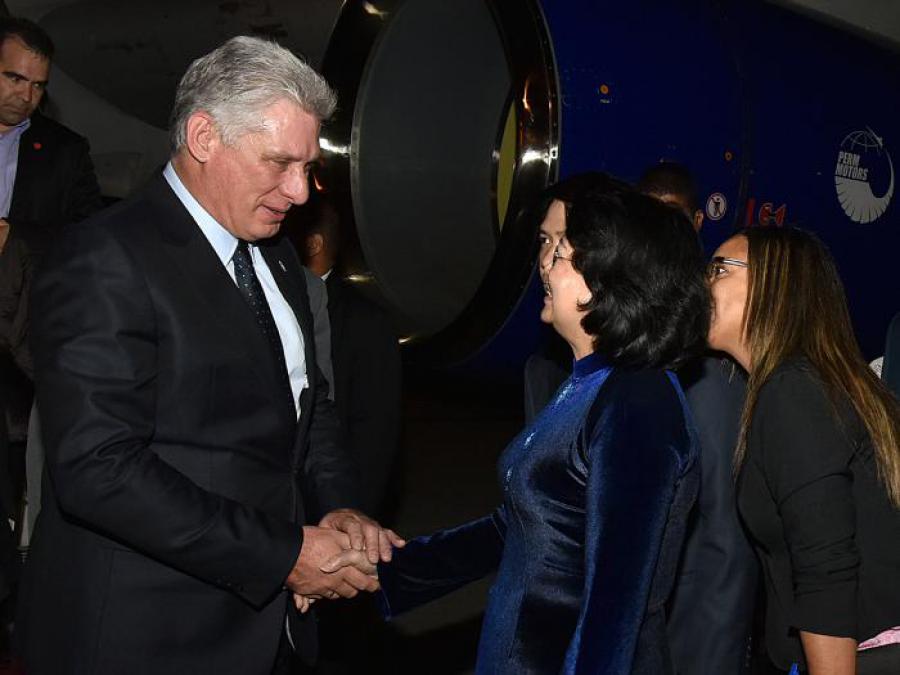 Inicia Díaz-Canel visita oficial a Vietnam