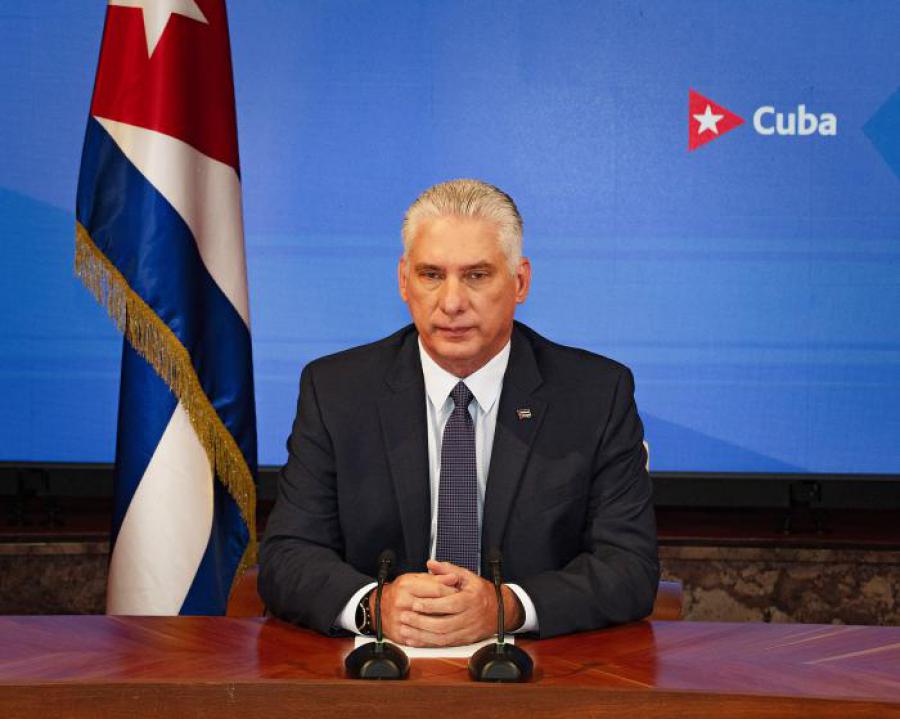 Intervención de Miguel Mario Díaz-Canel Bermúdez, Primer Secretario del Comité Central del Partido Comunista de Cuba y Presidente de la República, en el Segundo Momento de los Objetivos de Desarrollo Sostenible celebrado durante el Debate General del 76 periodo de sesiones de la Asamblea General de las Naciones Unidas, desde el Palacio de la Revolución,  el 20 de septiembre de 2021, “Año 63 de la Revolución”